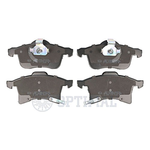 Front disc brake pad - disc, set