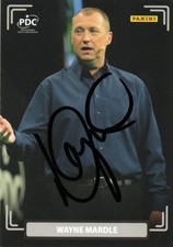 DARTS: WAYNE MARDLE 'HAWAII 501' SIGNED PDC PANINI TRADING CARD#APDC-07+COA