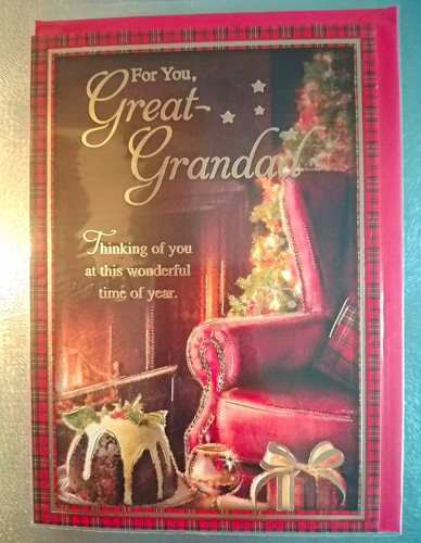 Great grandad christmas - grandad,