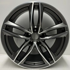 Audi A4 A5 A6 A7 Q5 20" RS6-C Style Alloy Single Replacement Wheel Grey D/Cut