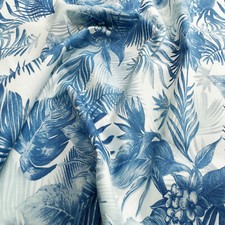 Cotton Fabric - Blue Tropical