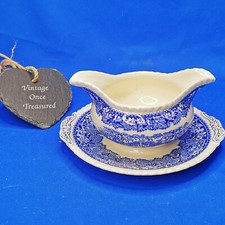 Blue & White GRAVY BOAT SAUCE