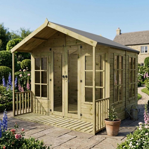 Summerhouse with veranda - summerhouse,