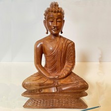 BUDDHA STATUE HAND CARVED –