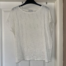 Matalan White Patterned Top