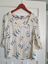 Joules 3/4 Sleeve Top Size 14