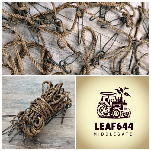 Unusual rope with metal spring - metal,