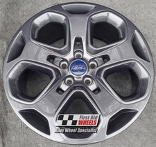 R397CG Swap FORD MONDEO MK4 4X 18" GENUINE 5 SPOKE Y GRAPHITE GREY ALLOY WHEELS