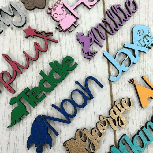 Personalised painted wooden