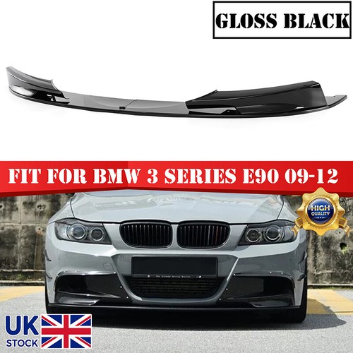Gloss black front bumper - front,