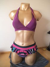 Gorgeous Resort  Padded  Bikini Set with Skirtini Bottoms Size 8 - BNWT