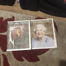  The Times Newspaper 19th September  And 20th September Queen Elizabeth 