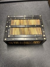 ANTIQUE PORCUPINE QUILL BOX
