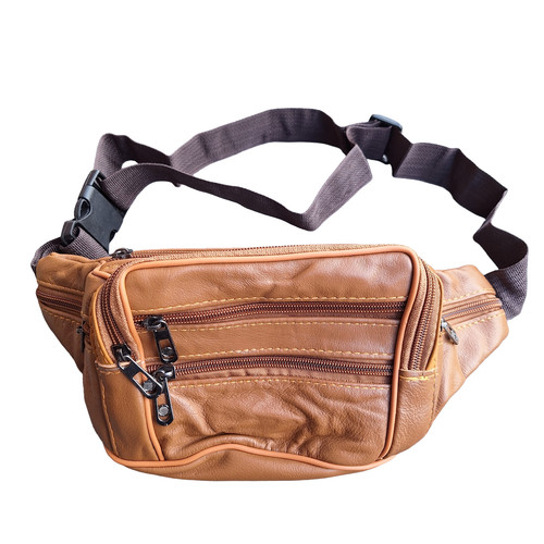 Real genuine leather bum bag - bum,
