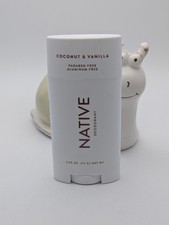 NATIVE Natural Stick Deodorant Antiperspirant 75 Coconut & Vanilla Aluminum Free