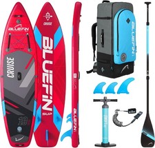 Bluefin Cruise 10'8 Berry Red SUP Inflatable Stand Up Paddleboard RRP £599