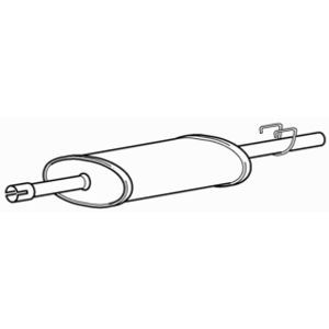 Centre exhaust repair silencer - repair,
