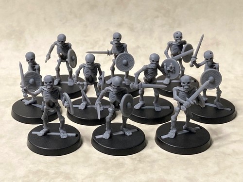 Skeletons with swords and