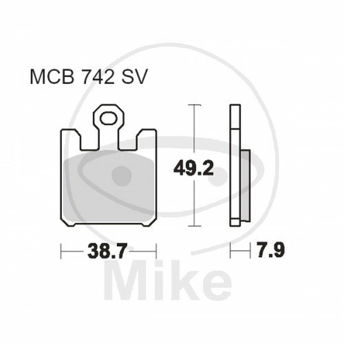 Sintered brake pads trw - brake,
