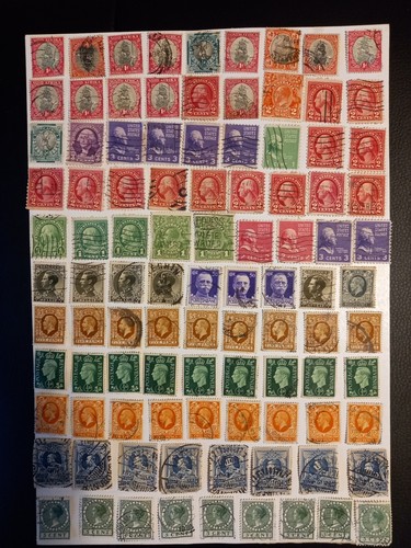 Vintage postage stamps - vintage,