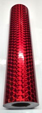 Cherry Red Large Engine Turn