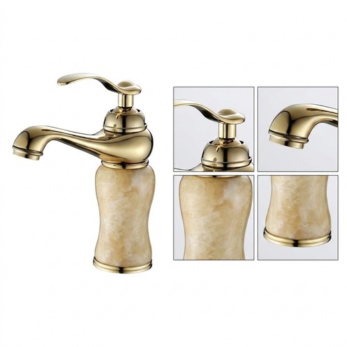 Brass basin faucet - faucet, hole