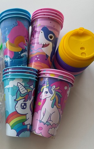 Set children plastic cups - 14,