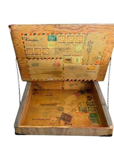 Vtg handmade wooden primitive - vtg,