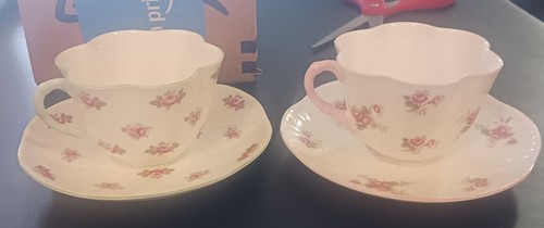 Shelley vintage cups - shelley,