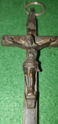Antique 19th cent crucifix - antique,