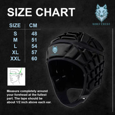 Wolf Crest Headguard Rugby