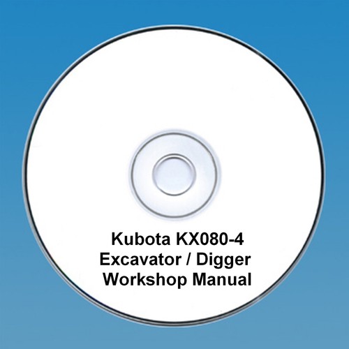 Kubota kx080 excavator - kubota,