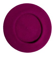 Raspberry Wool French Beret