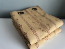 Elegant Dunelm Custom Made Regency Stripe Fully Lined Eyelet Curtains