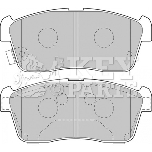 Brake pads set - pads, for