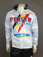 Feryn Belgium Team Cycling Jacket Shirt Jersey Trikot Windstoper Size: 7 Vintage