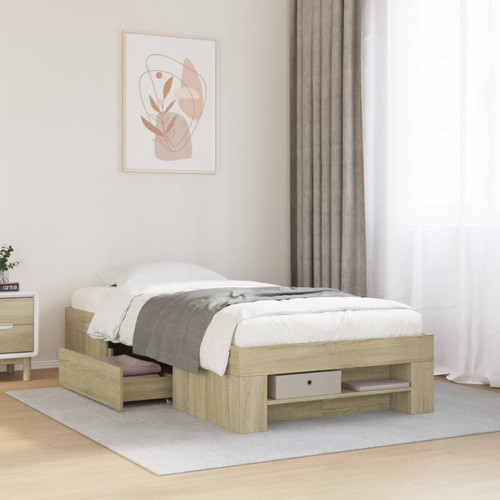 Bed frame sonoma - frame, cm