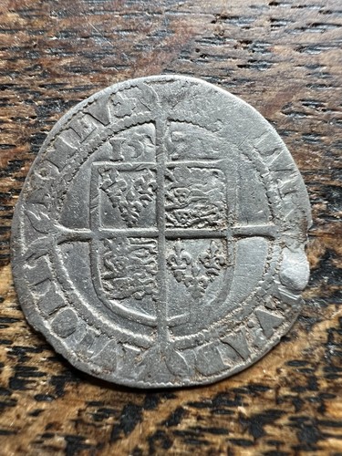 Elizabeth 1st silver - silver, sixpence