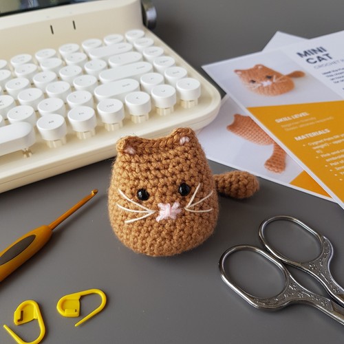 Amigurumi crochet cat - , pattern