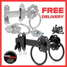 RING GATE LATCH GALVANISED
