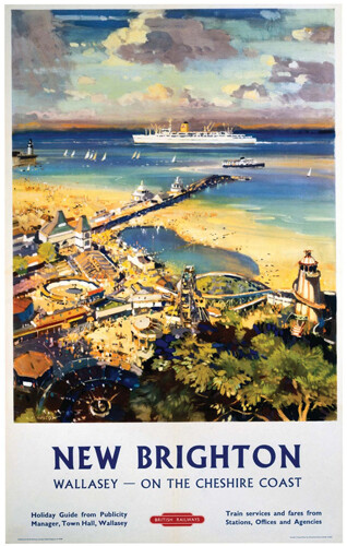 Vintage new brighton wallasey - new,