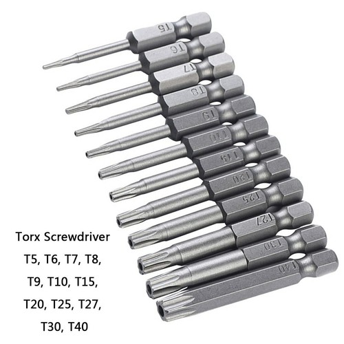 Torx screwdriver bit 12pcs - ,