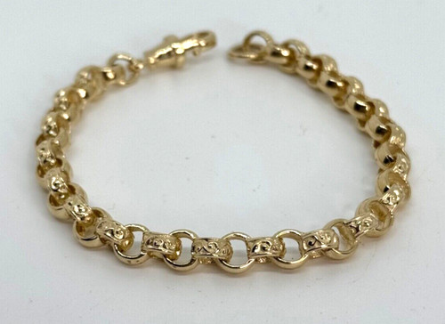 9ct yellow gold plain - , and
