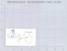 John Crawley Hand Signed White