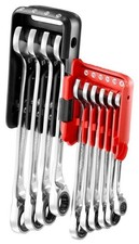 Facom 467BR.JP10 10 Piece ‘Fast Ratchet’ Ratcheting Combination Spanner Set 8-19