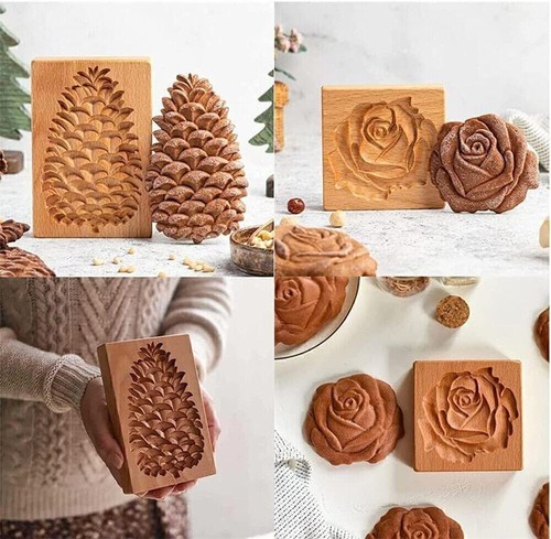 Christmas wooden gingerbread - wooden,