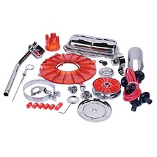 Empi Red Deluxe Engine Chrome