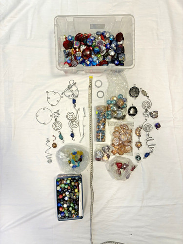 Job lot glass - wire, wrapping