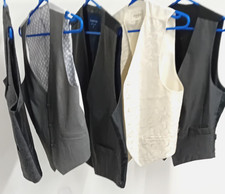 MEN'S WAISTCOAT BUNDLE x 5 Various Sizes inc. MOSS BROS.JEFF BANKS TAYLOR&WRIGHT