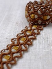 Retro Fabric Braid Trim - 2cm